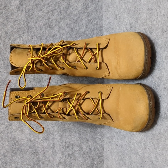Timberland Women's Glancy 6" Wheat Nubuck Lace Up Boots Size 8.5 - Picture 5 of 13
